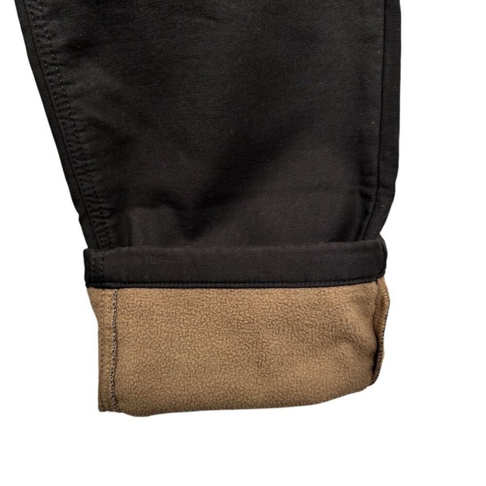 CAT Caterpillar Work Pants Mens 34x32 Black Stretch Canvas Utility Heavy Duty - Picture 5 of 13